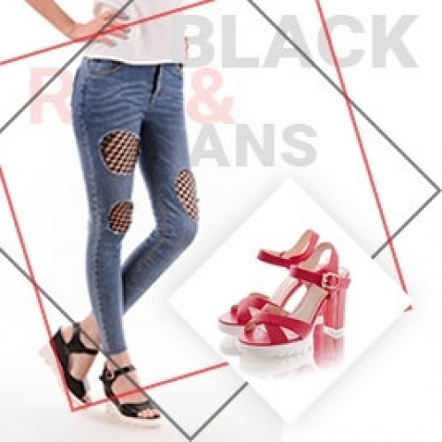 Black-Red&Jeans